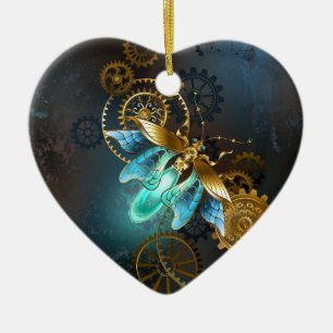 Steampunk Firefly Ceramic Tree Decoration