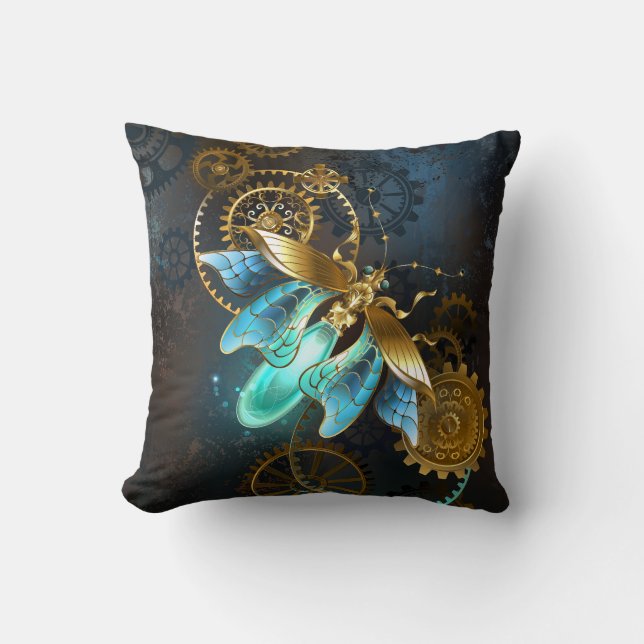 Steampunk Firefly Cushion (Front)