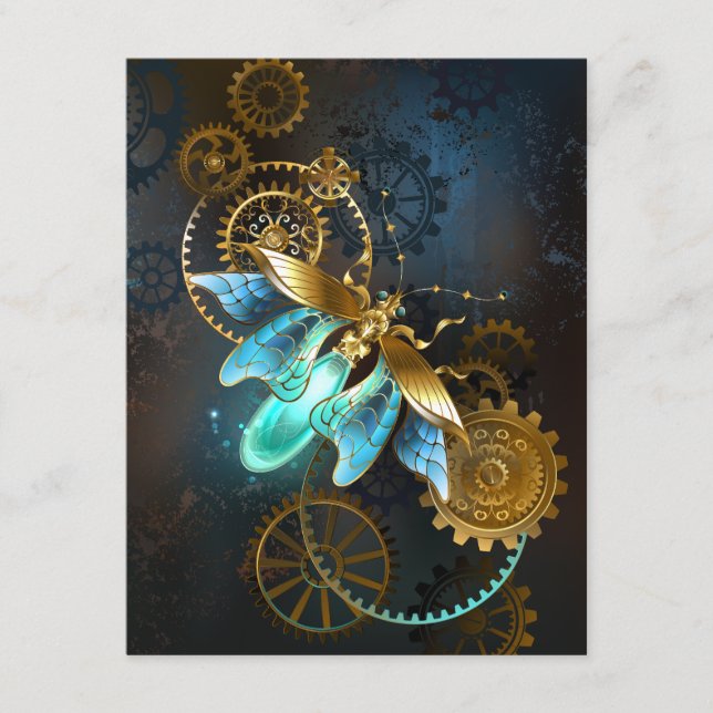 Steampunk Firefly Enclosure Card (Front)