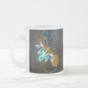 Steampunk Firefly Frosted Glass Coffee Mug