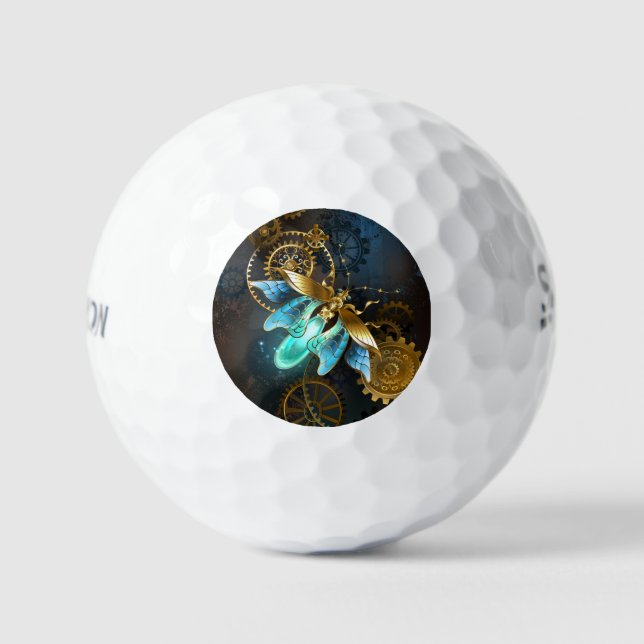 Steampunk Firefly Golf Balls (Front)