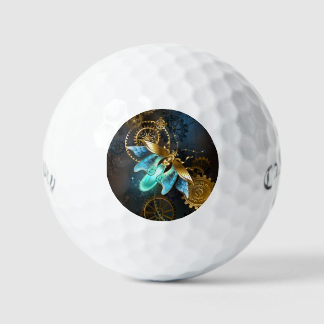 Steampunk Firefly Golf Balls (Front)