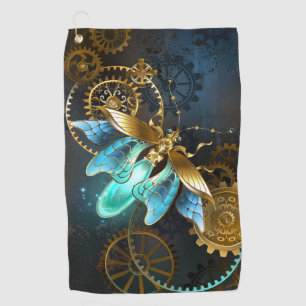 Steampunk Firefly Golf Towel