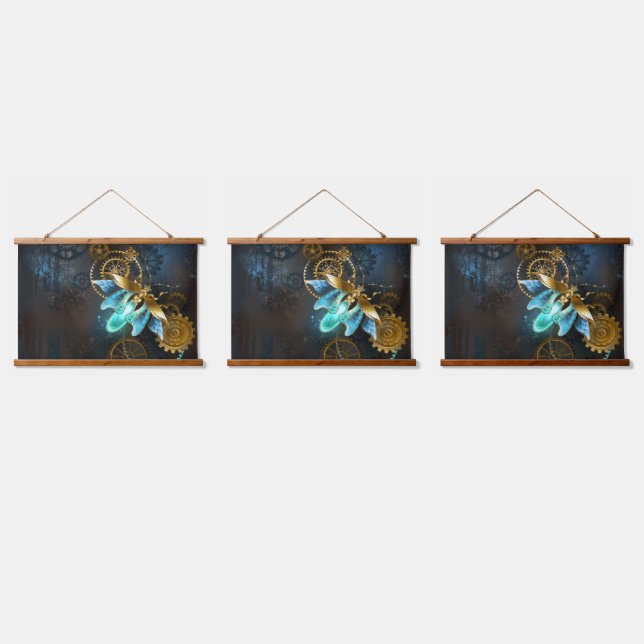 Steampunk Firefly Hanging Tapestry (Triple)
