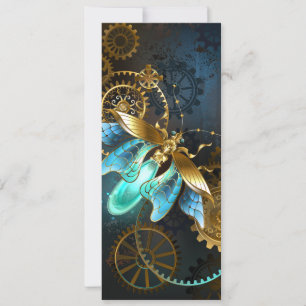 Steampunk Firefly Holiday Card