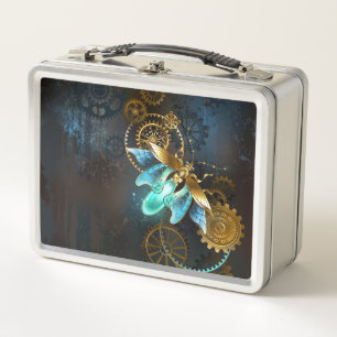 Steampunk Firefly Metal Lunch Box