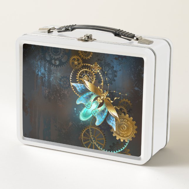 Steampunk Firefly Metal Lunch Box (Front)