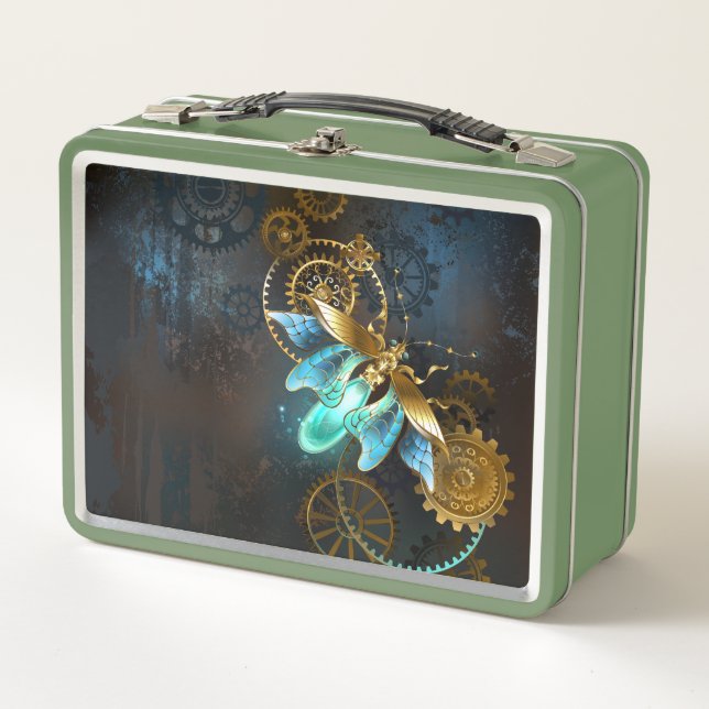 Steampunk Firefly Metal Lunch Box (Front)