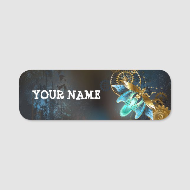 Steampunk Firefly Name Tag (Front)