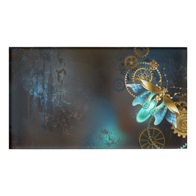 Steampunk Firefly Name Tag (Front)