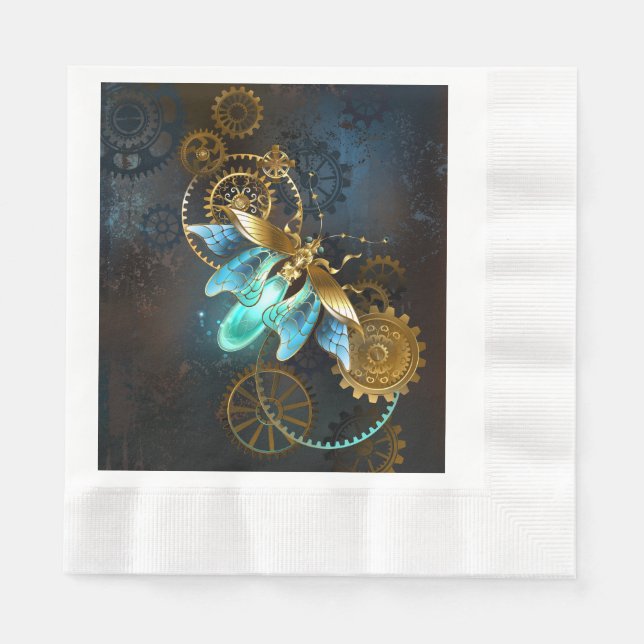 Steampunk Firefly Napkin (Front)
