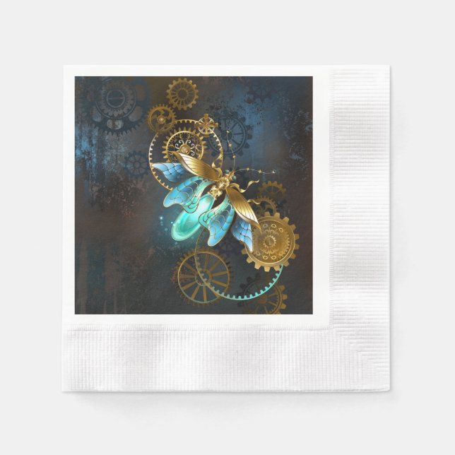 Steampunk Firefly Napkin (Front)