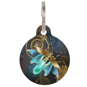 Steampunk Firefly Pet Tag