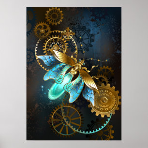 Steampunk Firefly Poster
