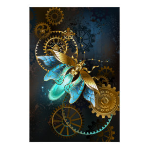 Steampunk Firefly Poster