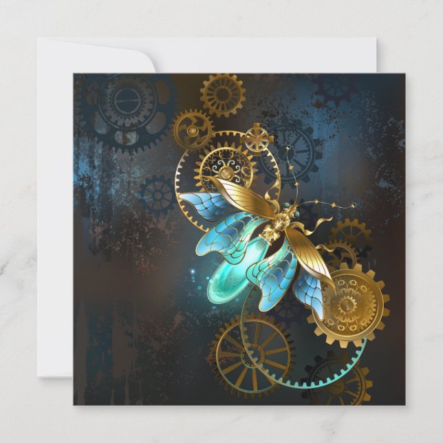 Steampunk Firefly Save The Date (Front)