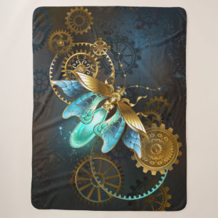 Steampunk Firefly Sherpa Blanket