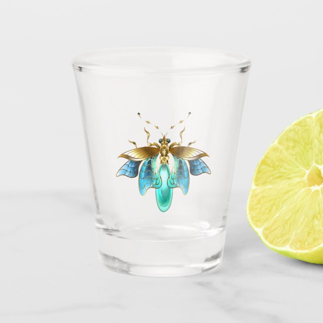 Steampunk Firefly Shot Glass (Front)