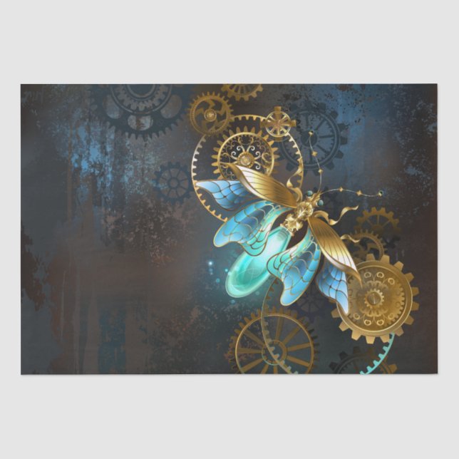 Steampunk Firefly Tissue Paper (Front)