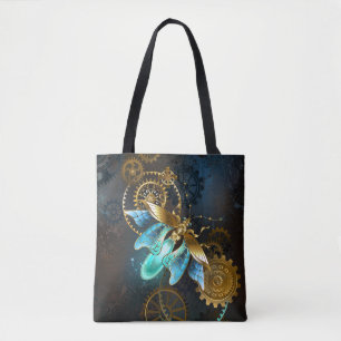 Steampunk Firefly Tote Bag