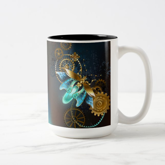 Steampunk Firefly Two-Tone Coffee Mug (Right)