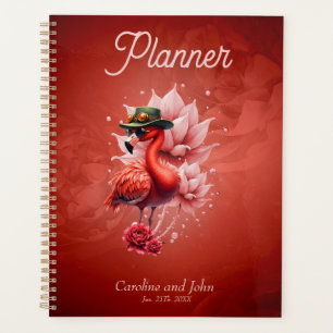 Steampunk Flamingo – Fantasy Digital Artwork Planner