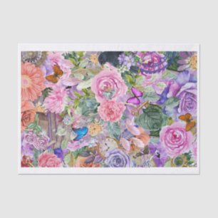 Steampunk Floral Dreams (Page 2 in Series) Tissue Paper