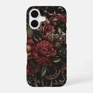 Steampunk Floral Elegance iPhone 16 Case