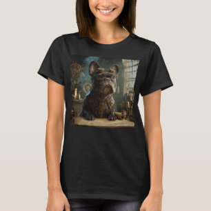 Steampunk Frenchie (Edition 1) - Women's Basic  T-Shirt
