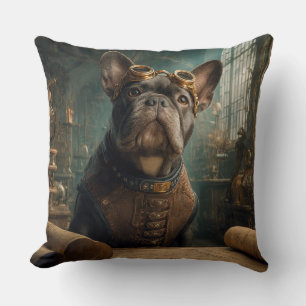 Steampunk Frenchie (Edition 2) - 20" x 20"  Cushion
