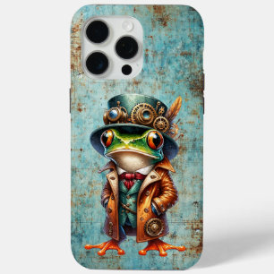 Steampunk Frog iPhone 15 Pro Max Case