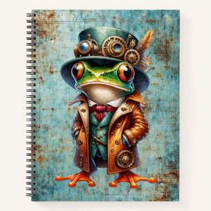 Steampunk Frog Notebook