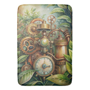 Steampunk Garden Bath Mat