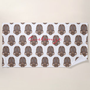 Steampunk Gas Mask Thunder_Cove Beach Towel