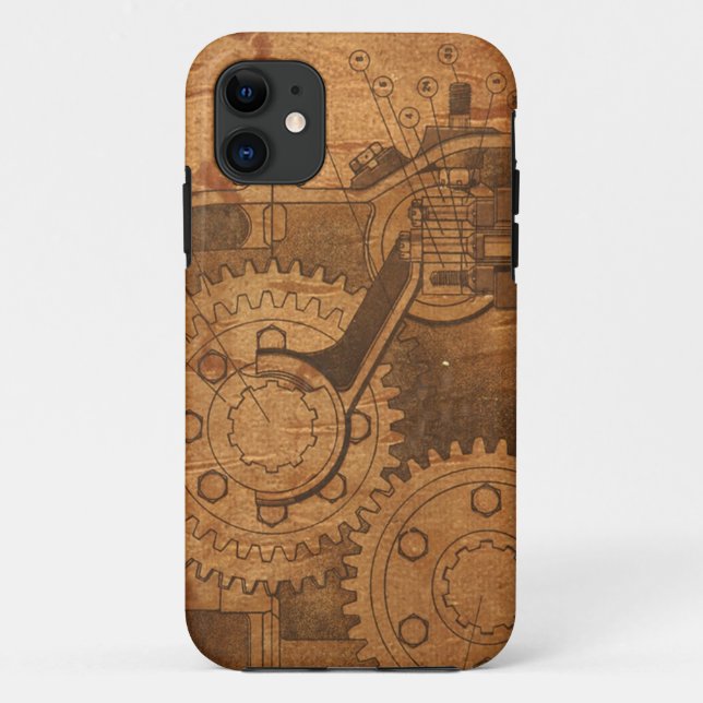 Steampunk Gear Case-Mate iPhone Case (Back)