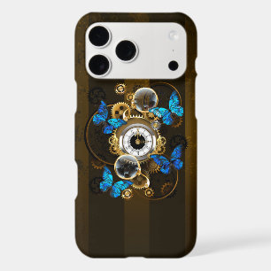Steampunk Gears and Blue Butterflies