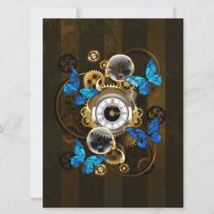 Steampunk Gears and Blue Butterflies Announcement