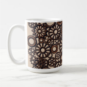 STEAMPUNK GEARS COFFEE MUG
