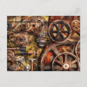 Steampunk - Gears - Inner Workings Postcard