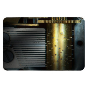 Steampunk - Gears - Music Machine Magnet