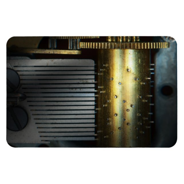 Steampunk - Gears - Music Machine Magnet (Horizontal)