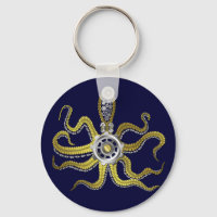 Steampunk Gears Octopus Kraken
