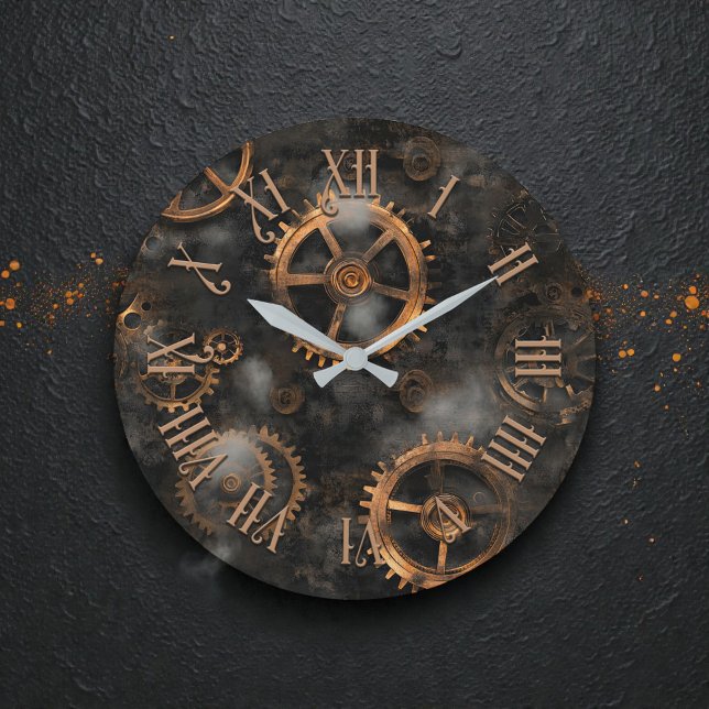 Steampunk Gears Wall Clock (Creator Uploaded)