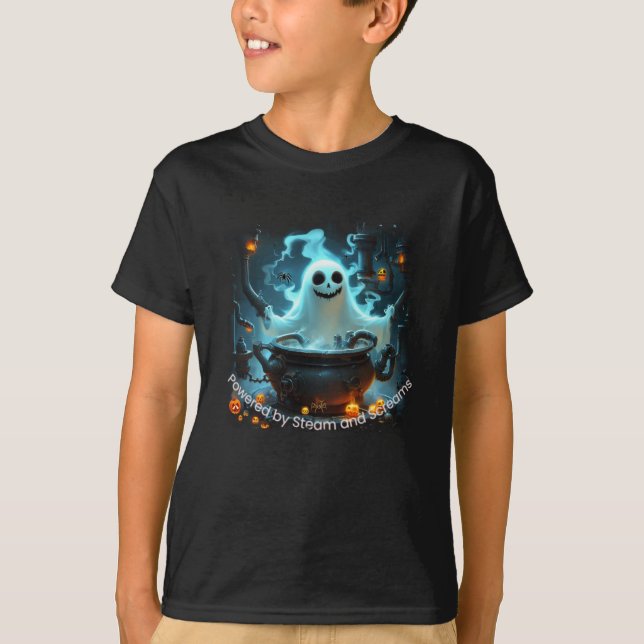 Steampunk Ghost T-Shirt (Front)