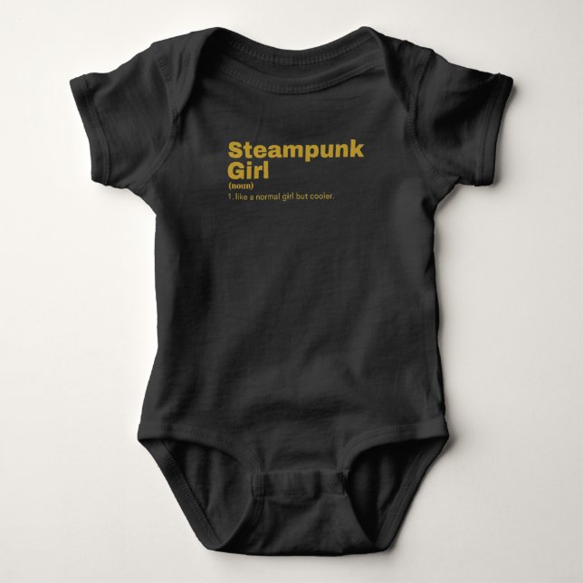 Steampunk Girl - Steampunk Baby Bodysuit (Front)