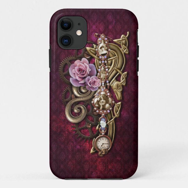 Steampunk Girly iPhone 5 Case (Back)