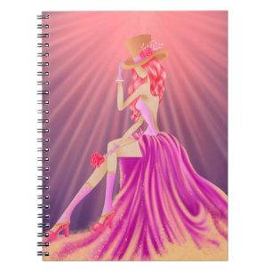 Steampunk Glamour Prom Queen Notebook