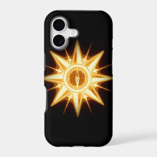 Steampunk Gold Compass Rose Altered Light