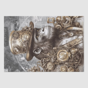 Steampunk Gorilla Tissue Paper