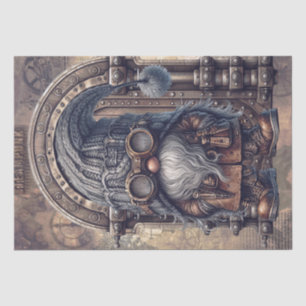 Steampunk Gothic Gnome Tissue Paper